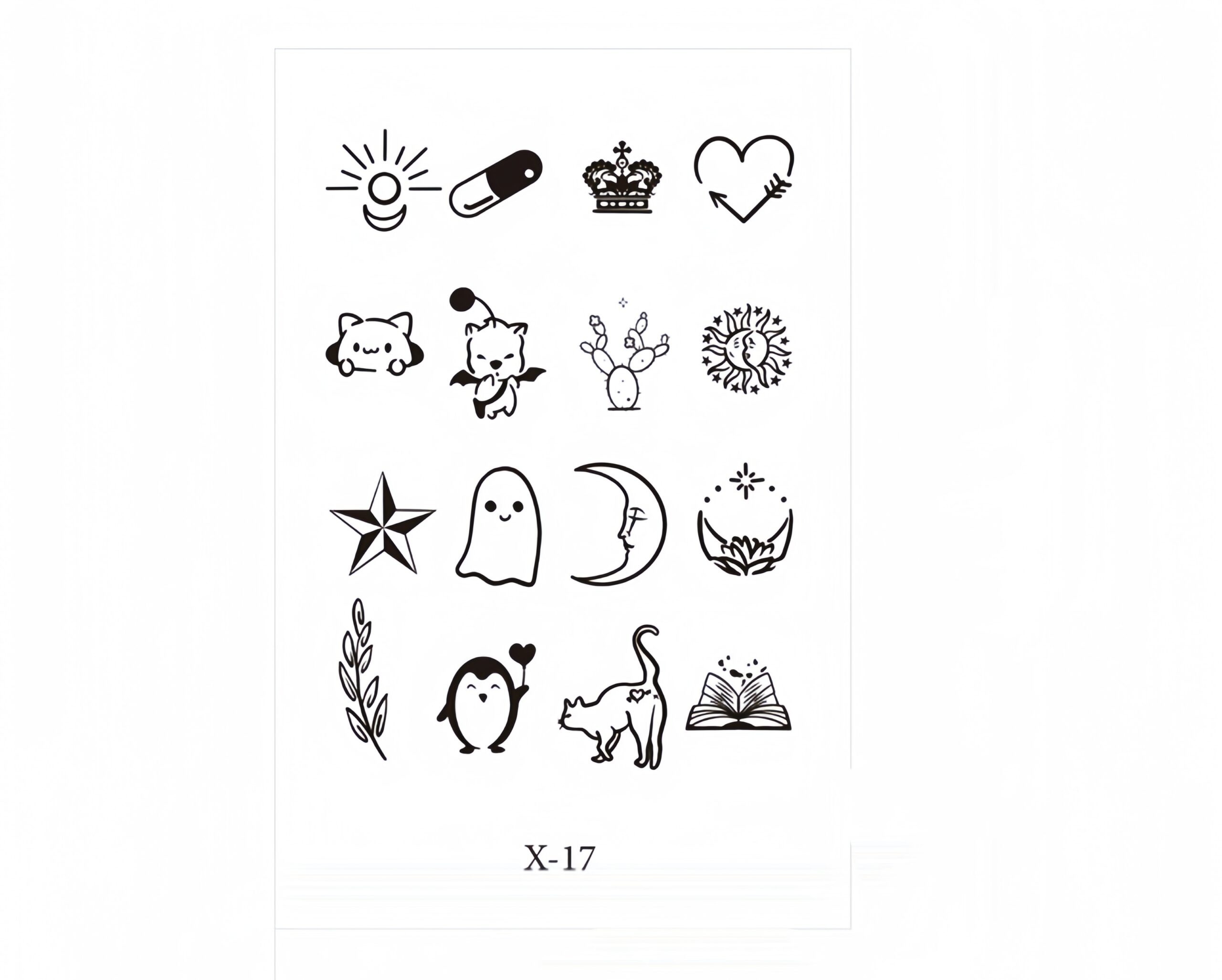 Small symbols tattoo signs with special meanings 17