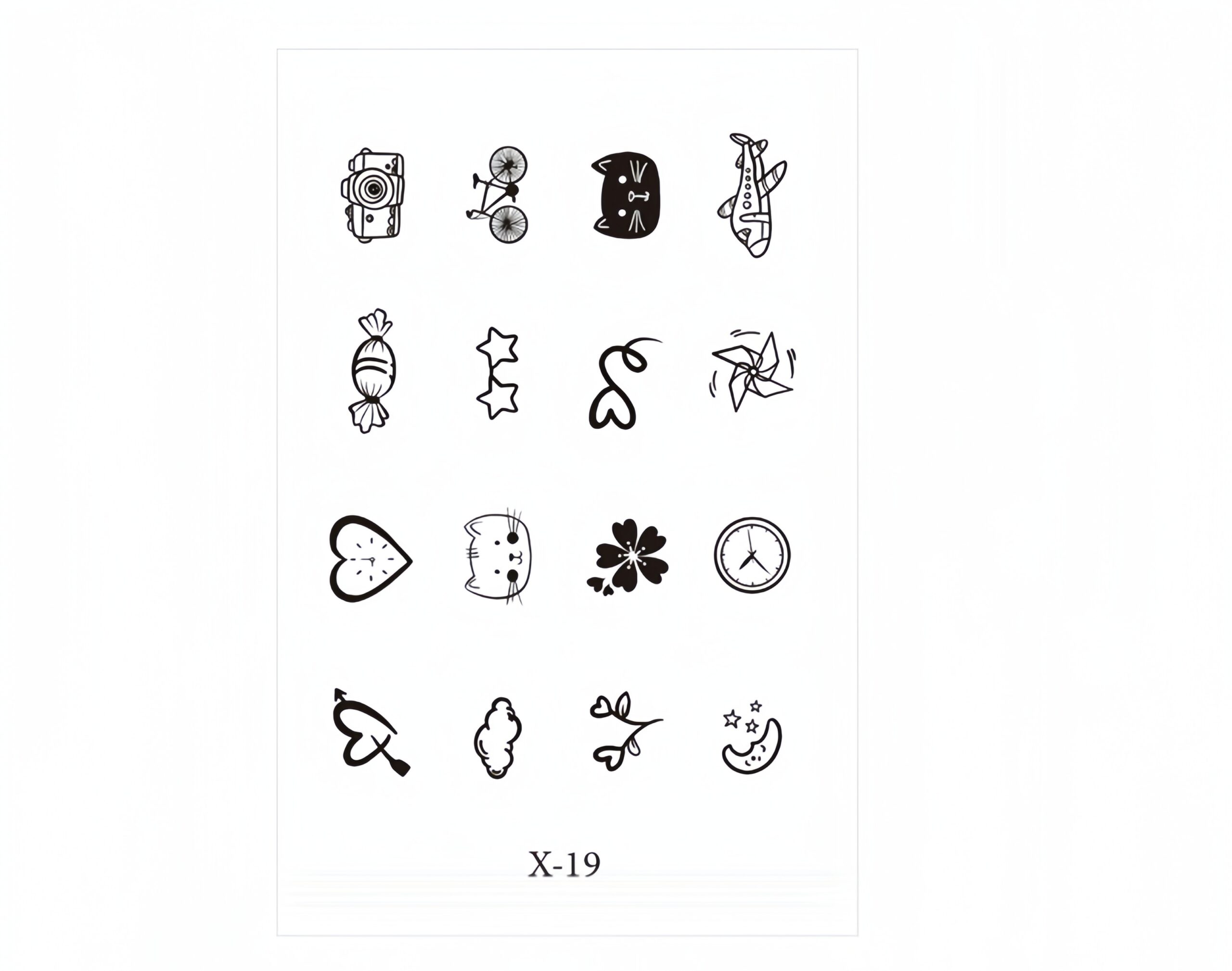 Small symbols tattoo signs with special meanings 19